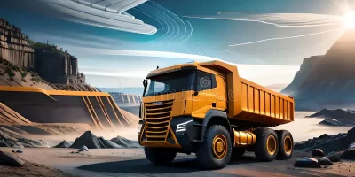 giant-futuristic-modern-dump-truck-working-quarry-generative-ai-concept-giant-futuristic-modern-dump-truck-working-278353112